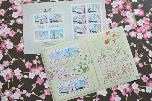 Gifts of Friendship Stamps, US, Japan 