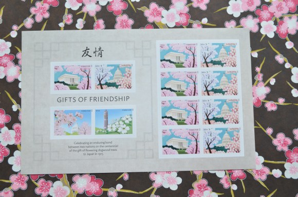 Gifts of Friendship Stamps, US, Japan 