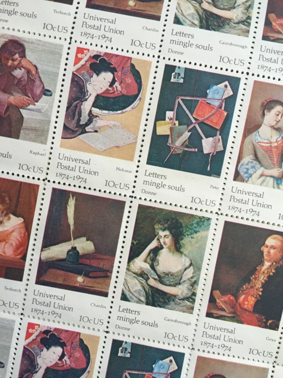 USPS Letters Mingle Souls stamps