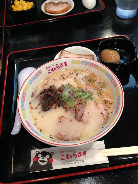 Kumamoto style ramen, naoto's bowl, Shinyokahama ramen museum