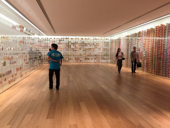 Cup Noodle Museum hall of noodle packaging