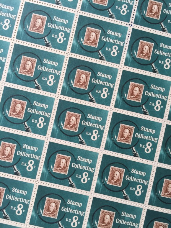 Stamp Collecting 8 cent postage stamp, USPS