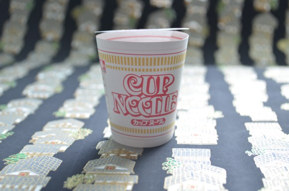 Cup Noodle note, assembled
