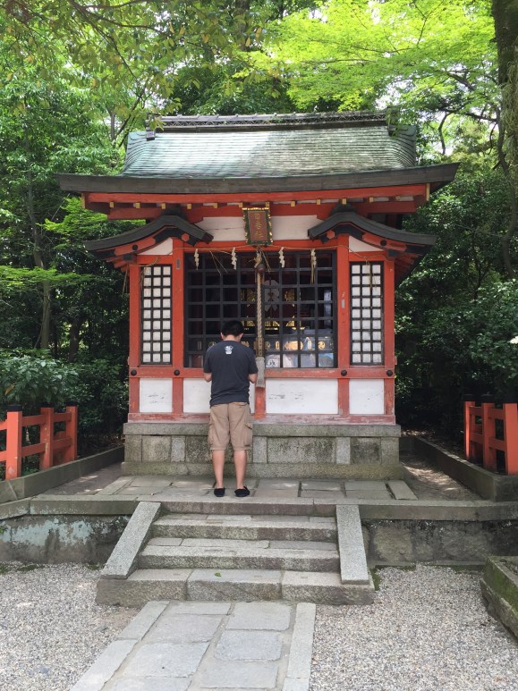 Naoto at shrine