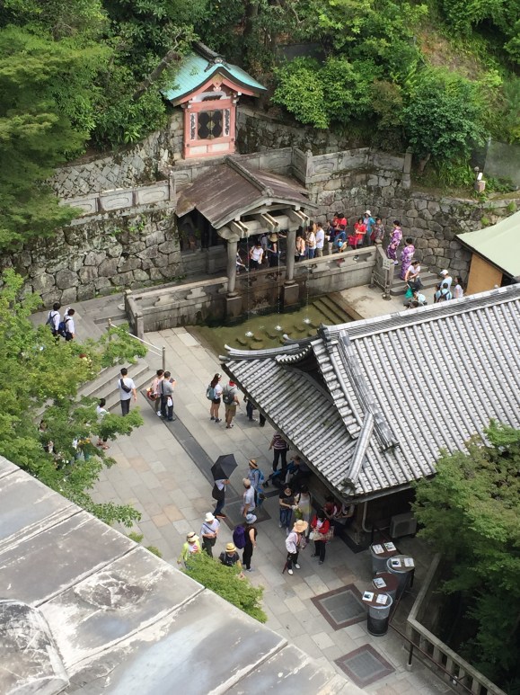 Otowa waterfall at Kiyomizu Temple