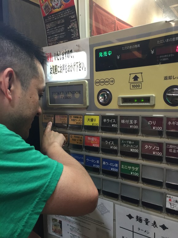Fujishiro in sangenjaya, ramen ticket, ramen in Tokyo 
