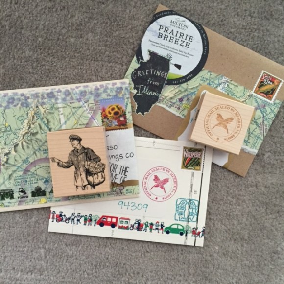 outgoing mail August, #showandmail, #feedyourmailbox, mail art