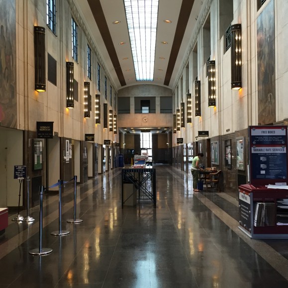Oak Park Post Office, interior