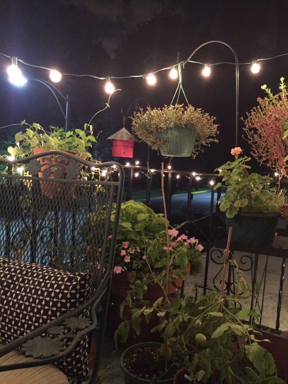 lanai, balcony lights