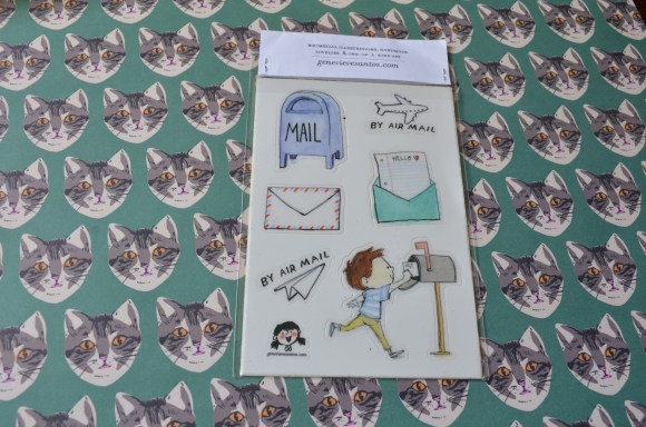 Genevieve Santos snail mail stickers