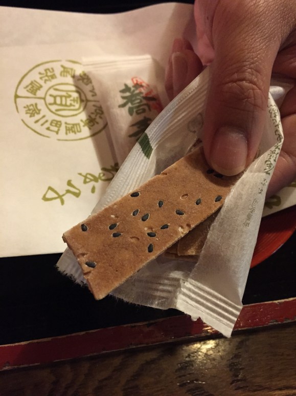 buckwheat snack, Japanese confectionary, Owariya sweets