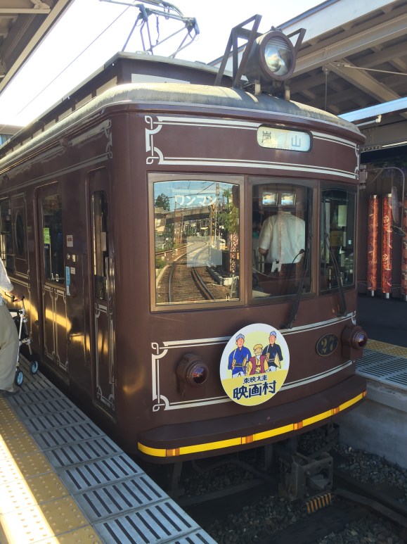 train to Arashiyama Bamboo Forest