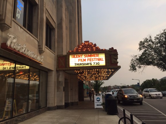 Silent Summer Film Festival, The Pickwick, Park Ridge, IL, old movie theaters