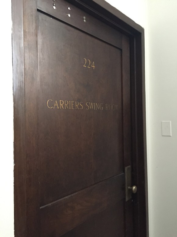 Oak Park, IL post office, carriers swing room