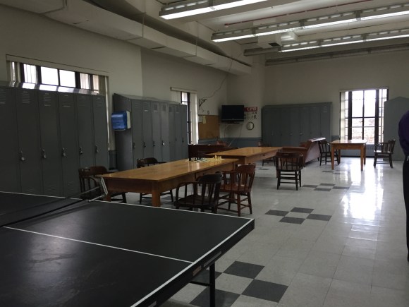 Oak Park, IL post office, carriers swing room