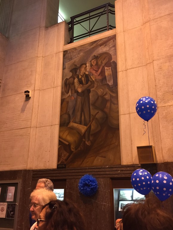 Oak Park Post Office, USPS, murals