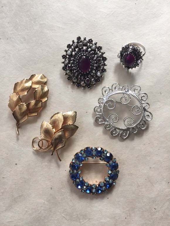 Great Grandma Blanche Litton's brooches