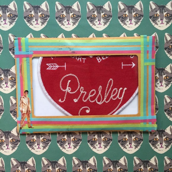 Elvis Presley, Elvis sticker, Presley Patch, mail from Margaret