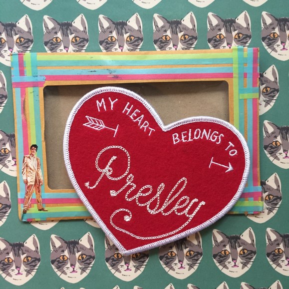 My Heart Belongs to Presley patch by Tuesday Bassen