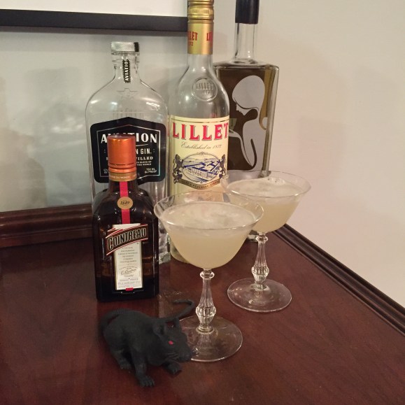 Corpse Reviver #2, Lillet, Aviation Gin, Cointreau, Absinthe