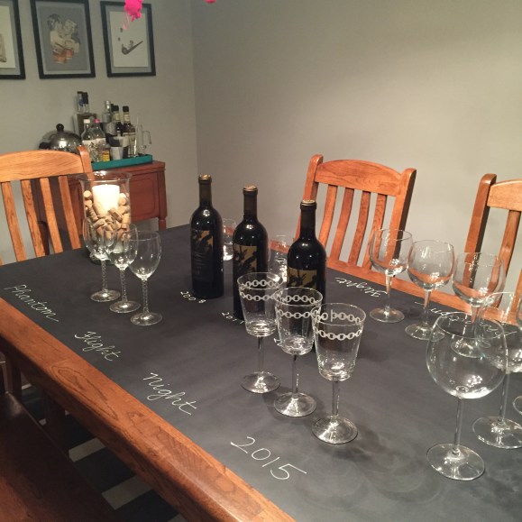 Phantom Flight Night Table runner, Bogle Wine, Phatom Wine