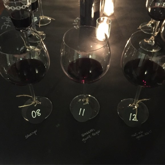 Phantom Flight Night Table, Bogle Wine, Phatom Wine, wine tasting table setting
