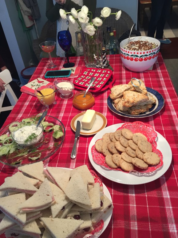 Jackie's Scottish Lighthouse Tea, the food