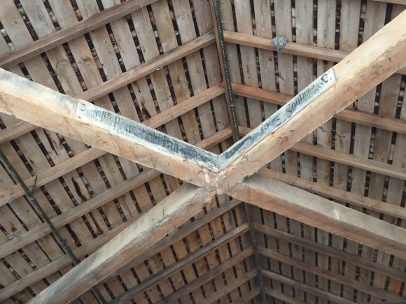 Princeton Covered Bridge, detail of ceiling