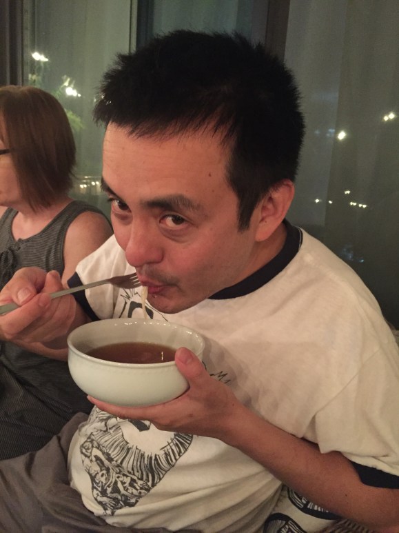 Hasegawa Tanabata 2016, Naoto eating somen