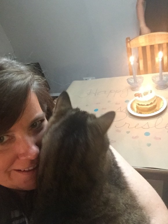 cake, presley hug, presley turns 10