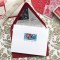 GalaxieSafari, Etsy shop, Valentine, love card, hot air balloon, USPS, vintage&nbsp;postage