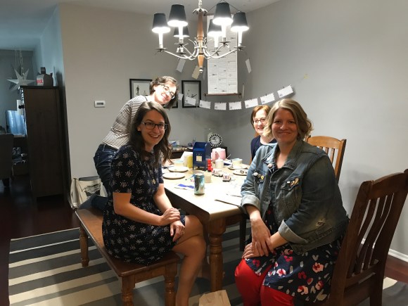 write On party guests, National letter writing month