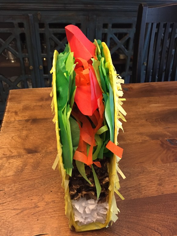 taco piñata Cinco de Karen, Cinco de Mayo, Fiesta, retirement party, piñata, cactus