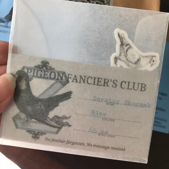 Letter Writers Alliance, RSVP mailings, Pigeon Mail