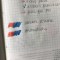 caran d’ache and mitsubishi red and blue pencils, color test, Hobonichi&nbsp;techo