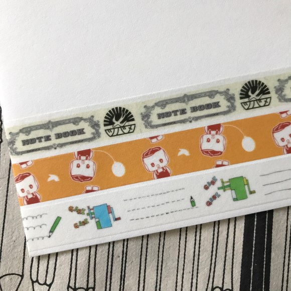 washi weekend, MT tapes, sparrow notebook, school supplies