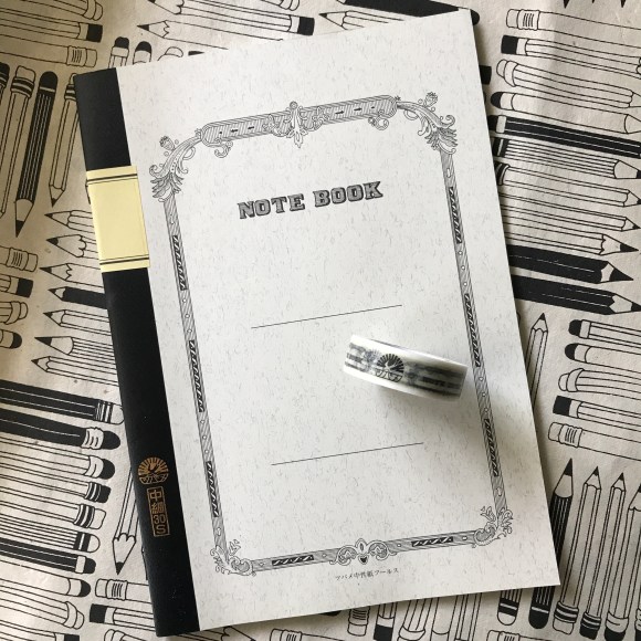 sparrow notebooks, sparrow washi tape, japanese office supplies