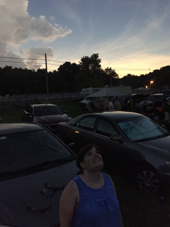 Kimberly, during totality, eclipse 2017
