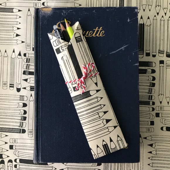 pencil gift, first day of school, CW Pencil enterprises, folded chopstick holder, pencil paper