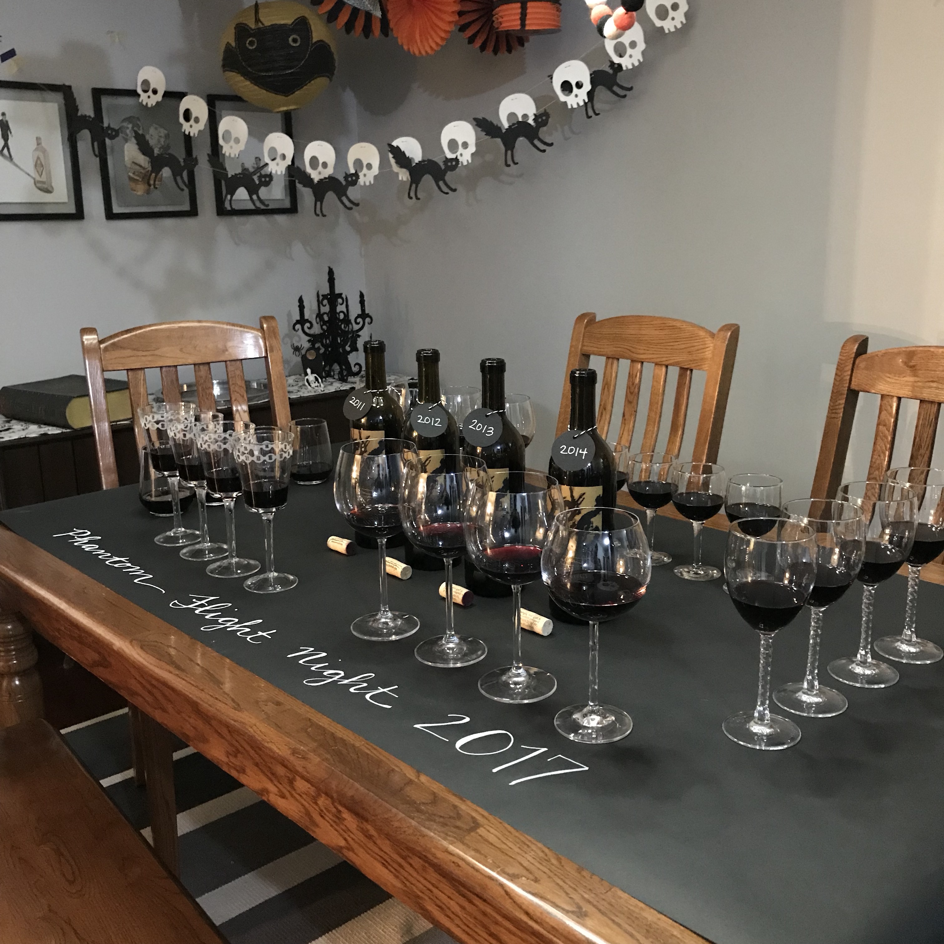 Phantom Flight Night, Bogle wines, Bogle Phantom, wine tasting party, halloween wine tasting, red wine