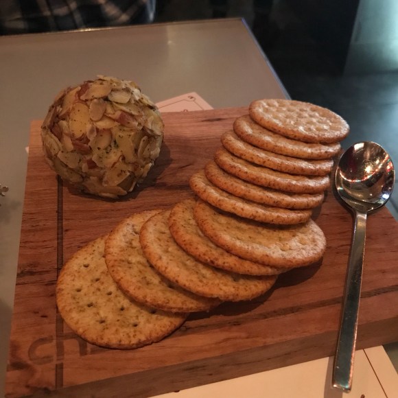 A Cocktail Story at ch distillery, cheese ball
