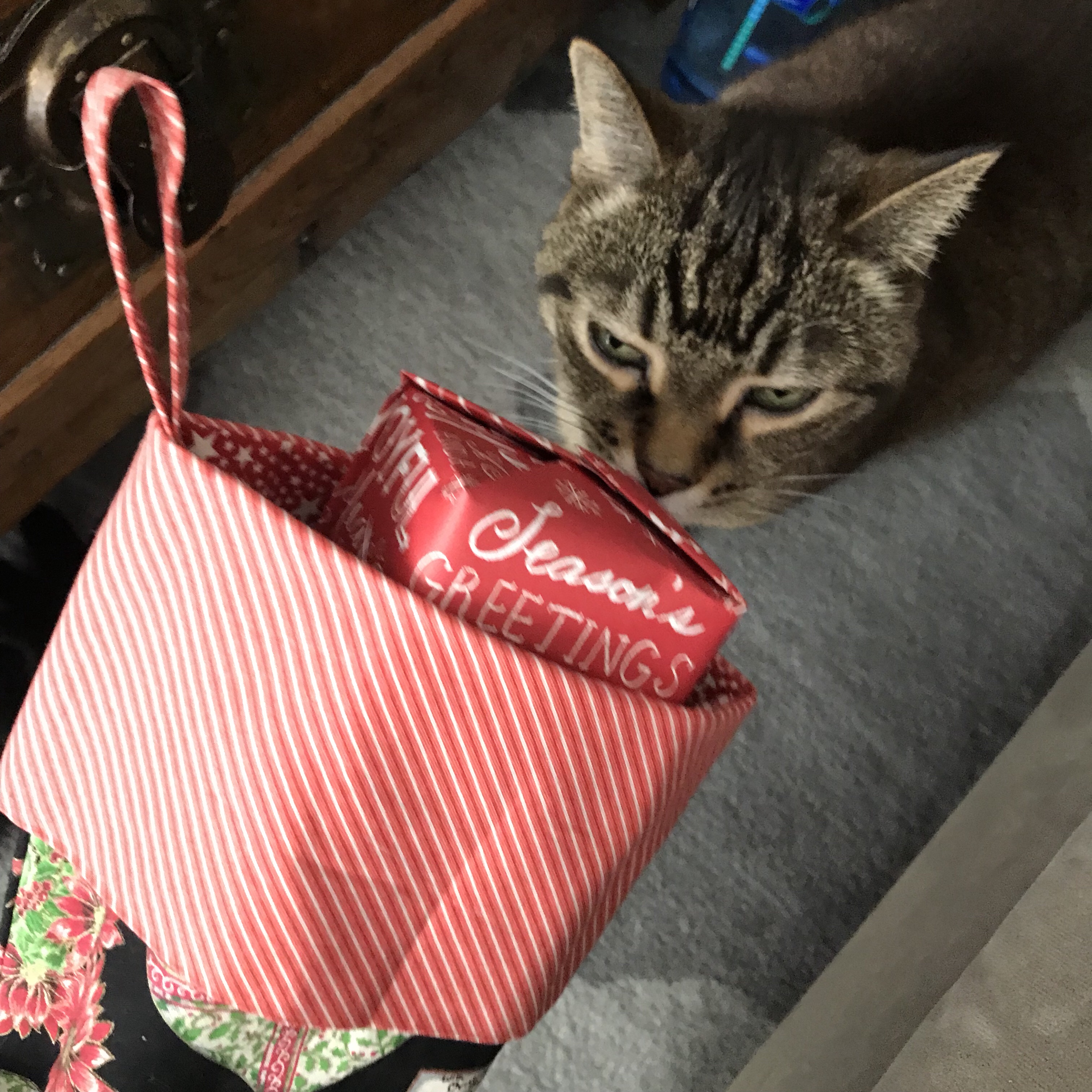 Presley's christmas stocking, Elvis stocking, made by Thimblewinder