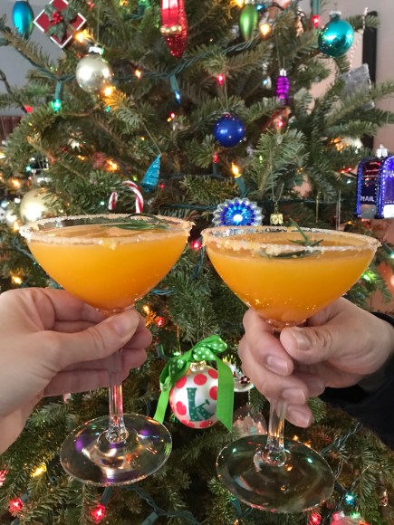 winter sun cocktail, breakfast cocktail