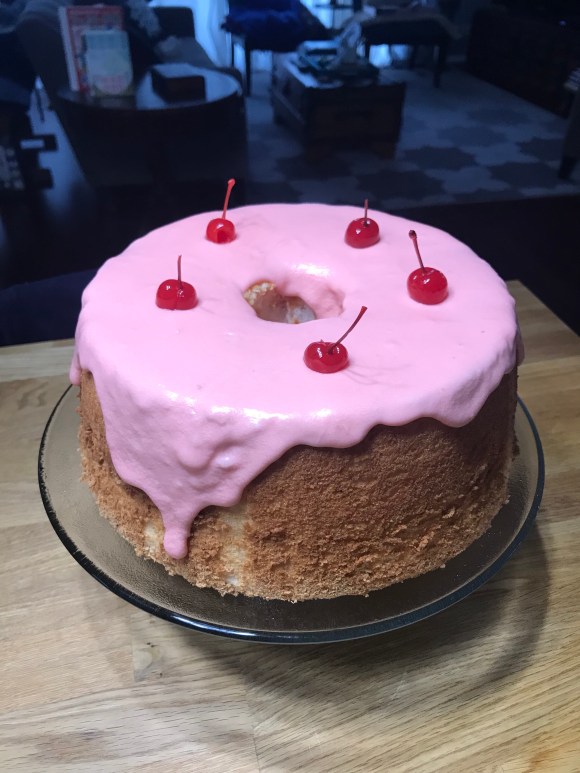 cherry almond cake