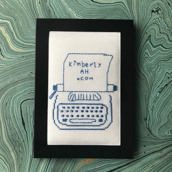 KimberlyAH logo embroidery by Karen