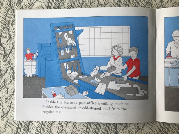 The Post Office Book: Mail and How It Moves by Gail Gibbons, vintage children's books, books about the post office