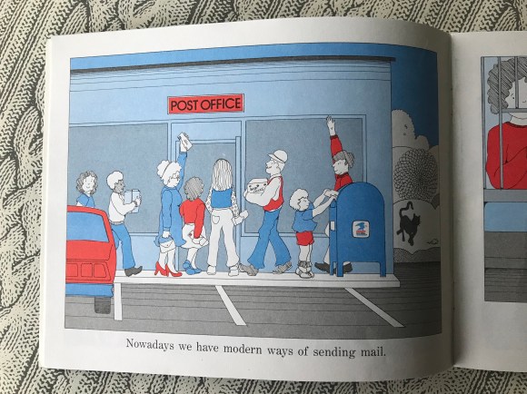 The Post Office Book: Mail and How It Moves by Gail Gibbons, vintage children's books, books about the post office