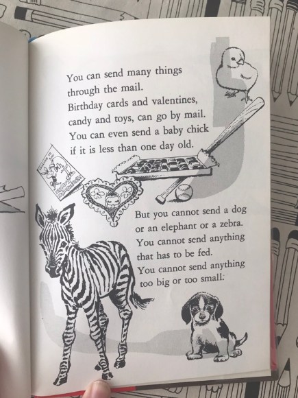 Mr. Zip and the US Mail by Jene Barr, vintage kids books, out of print books, books about mail, snail mail, write on, national letter writing month