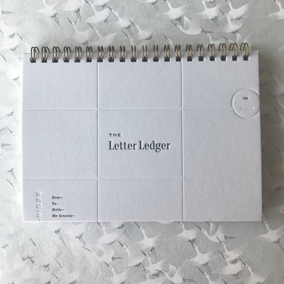 letter ledger, paper & type, letter writing, letter documentation, keep track of letters