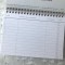 letter ledger, paper & type, letter writing, letter documentation, keep track of&nbsp;letters